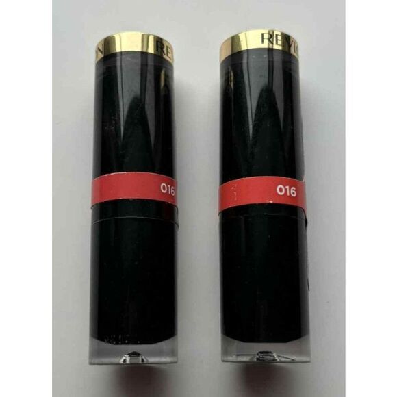 Revlon Super Lustrous Shine Lipstick 016 Glassy Pink Lot of 2 - Picture 2 of 2